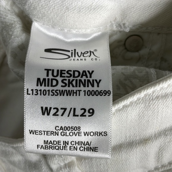 Silver Jeans Tuesday Mid Skinny Jeans - Picture 11 of 11